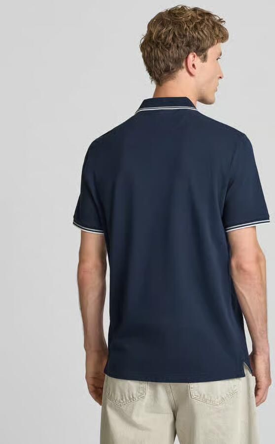 Champion slim fit poloshirt met labelstitching - Foto 3
