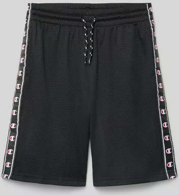 Champion straight fit short van mesh met logodetail - Foto 2