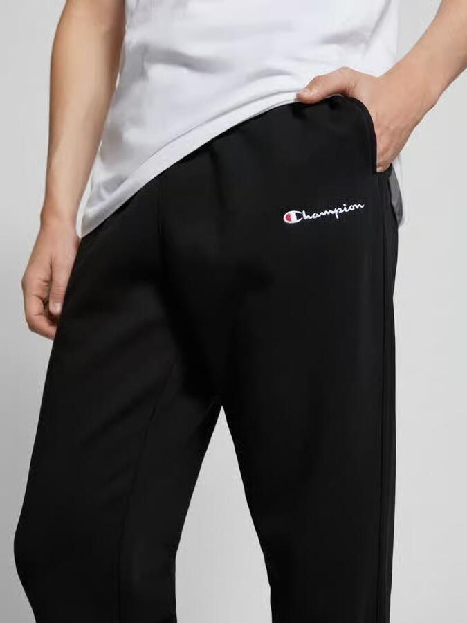 Champion Small Logo Open Hem Joggers Black- Heren Black - Foto 2
