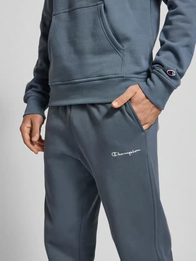 Champion Straight fit sweatpants met labelstitching - Foto 2