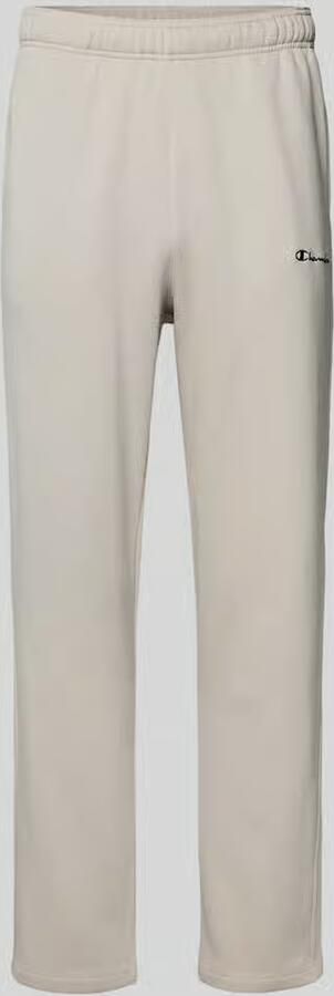 Champion Straight fit sweatpants met labelstitching