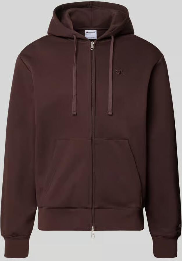 Champion Sweatjack met labelstiksel en kangoeroezak