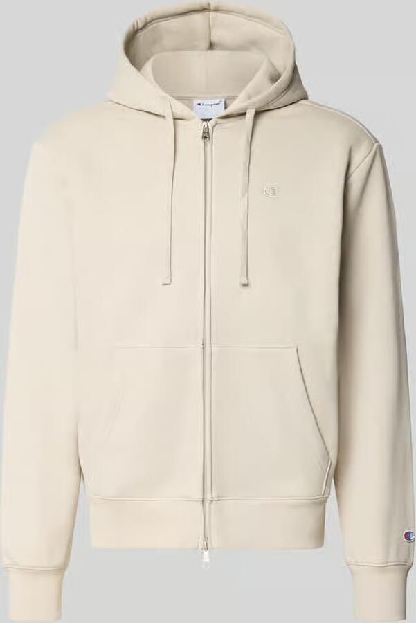 Champion Sweatjack met labelstiksel en kangoeroezak