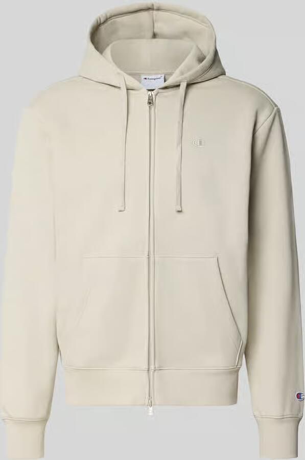Champion Sweatjack met labelstiksel en kangoeroezak