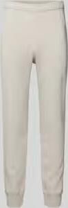 Champion straight fit sweatpants van katoenmix met logopatch