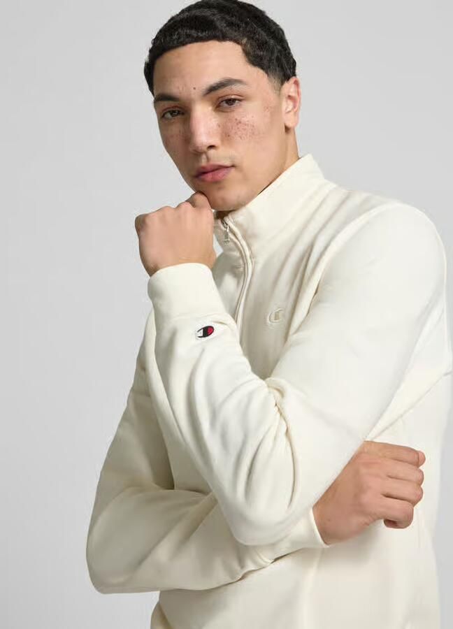 Champion sweatshirt met opstaande kraag en ritssluiting
