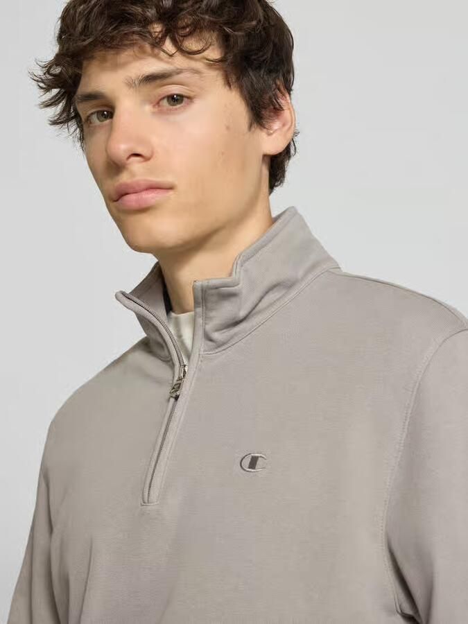Champion sweatshirt met opstaande kraag en ritssluiting
