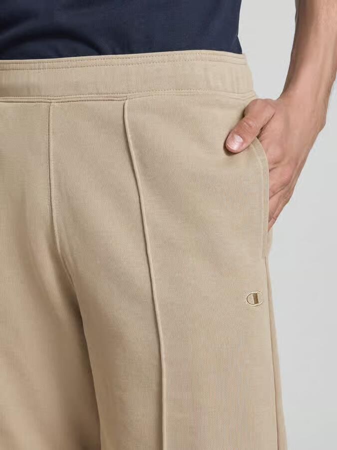 Champion Sweatshorts met elastische band en labelstitching