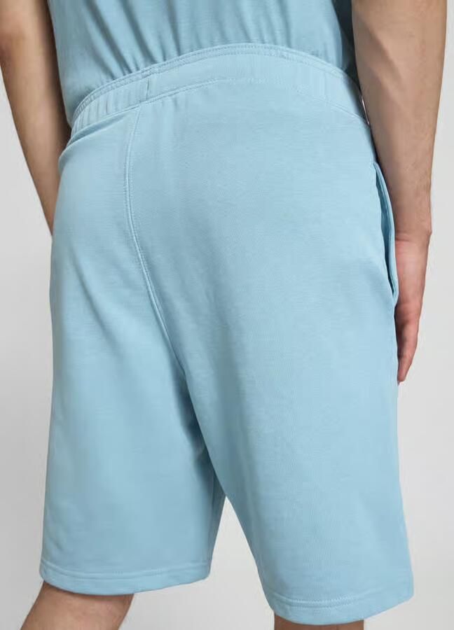 Champion Sweatshorts met elastische band en labelstitching