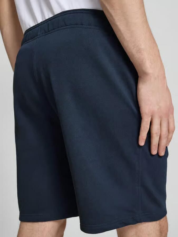 Champion Sweatshorts met elastische band en labelstitching