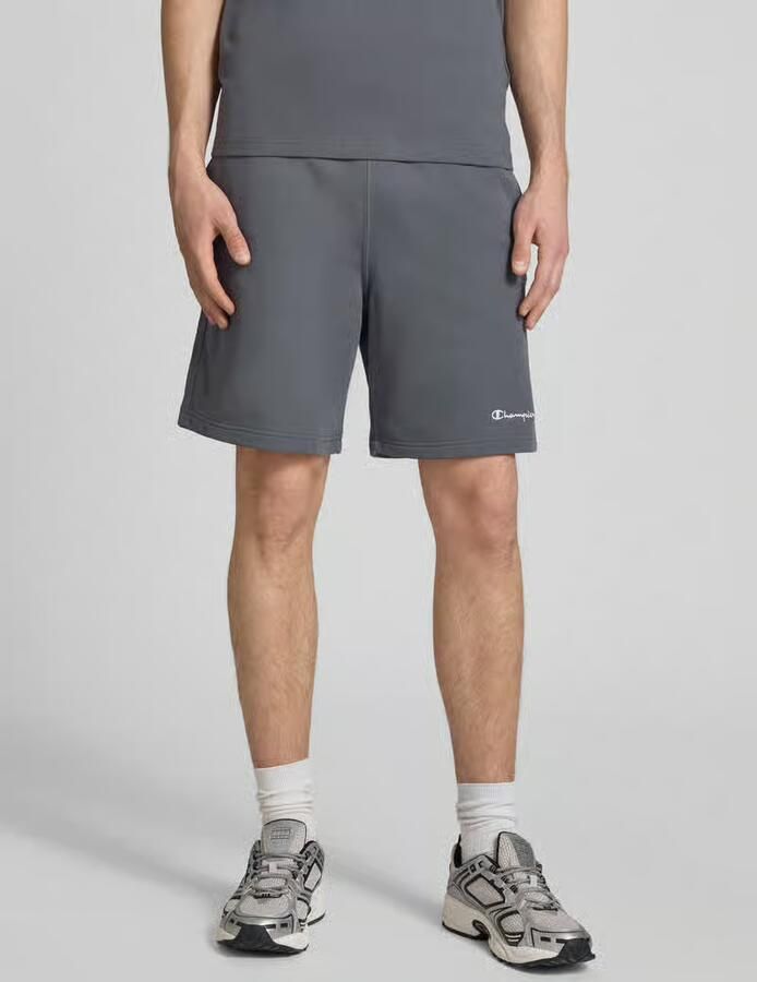 Champion Sweatshorts met elastische band en labelstitching - Foto 3