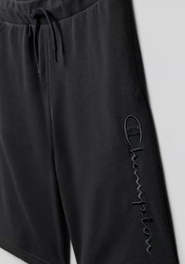Champion Sweatshorts met labelstitching en elastische band