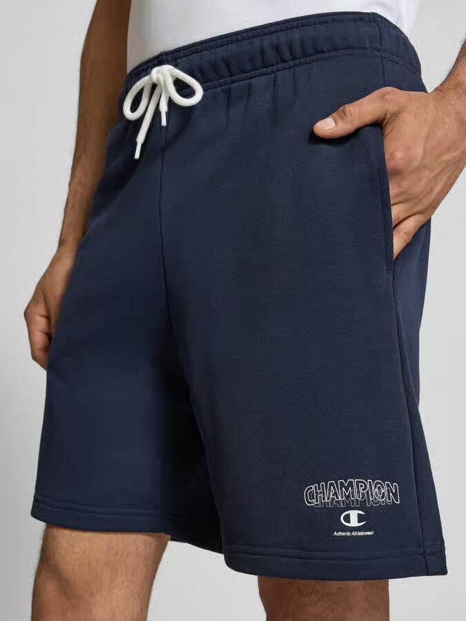 Champion Sweatshorts met logo en elastische band