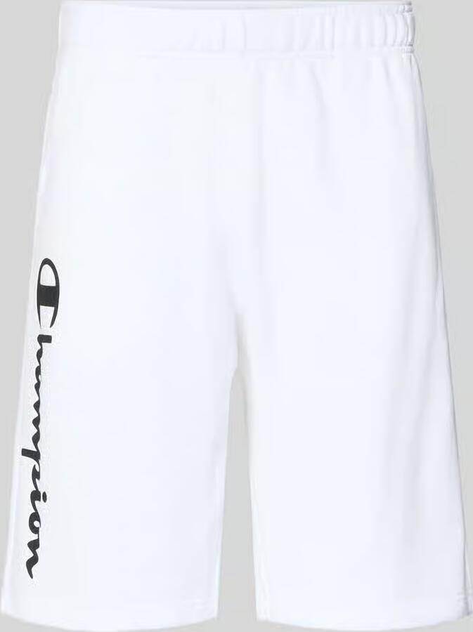 Champion Sweatshorts met logoprint en -stitching - Foto 2