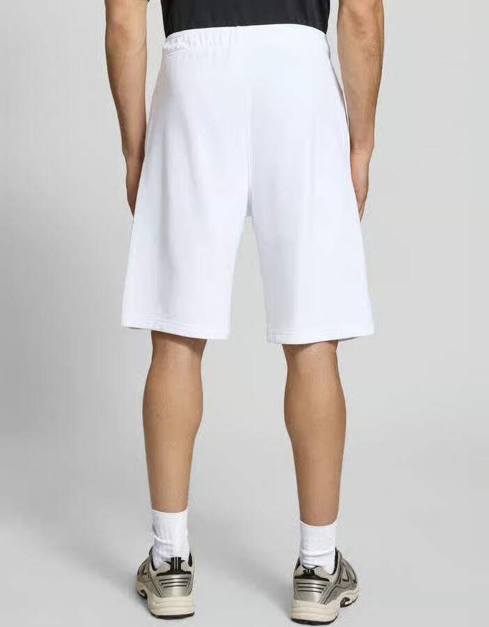 Champion Sweatshorts met logoprint en -stitching