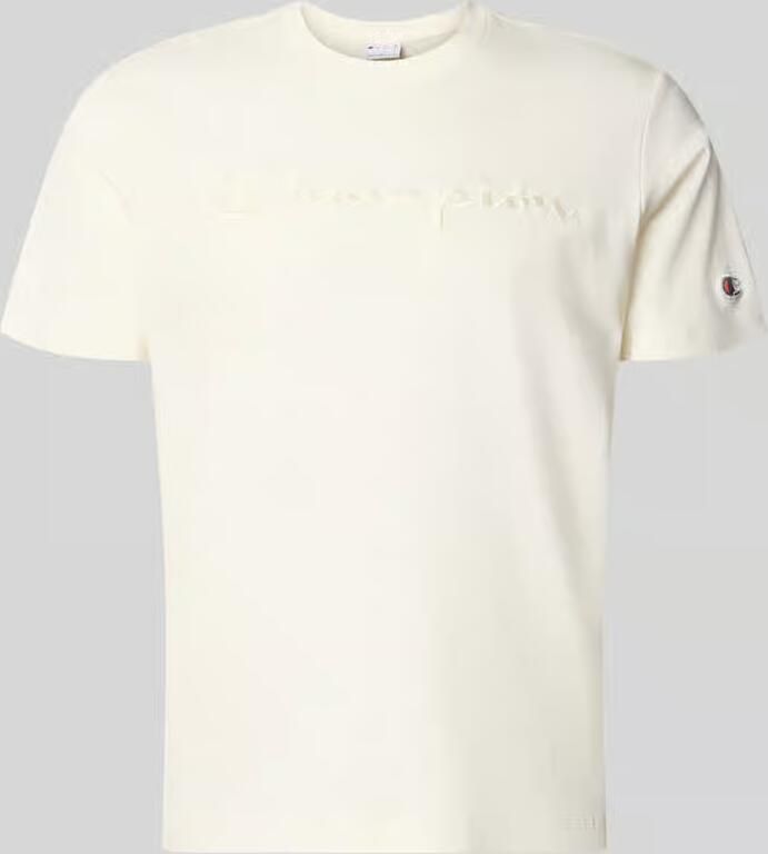 Champion T-shirt met label-stitching met ronde hals - Foto 2