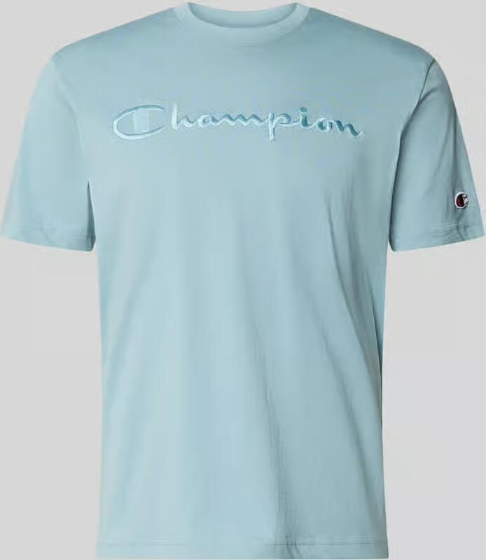 Champion T-shirt met label-stitching met ronde hals - Foto 2