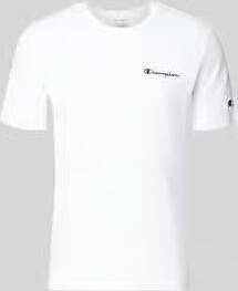 Champion T-shirt met label-stitchings en ronde halsuitsnijding