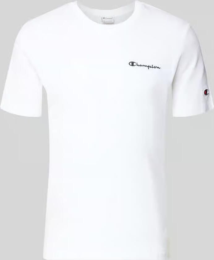 Champion T-shirt met label-stitchings en ronde halsuitsnijding - Foto 2