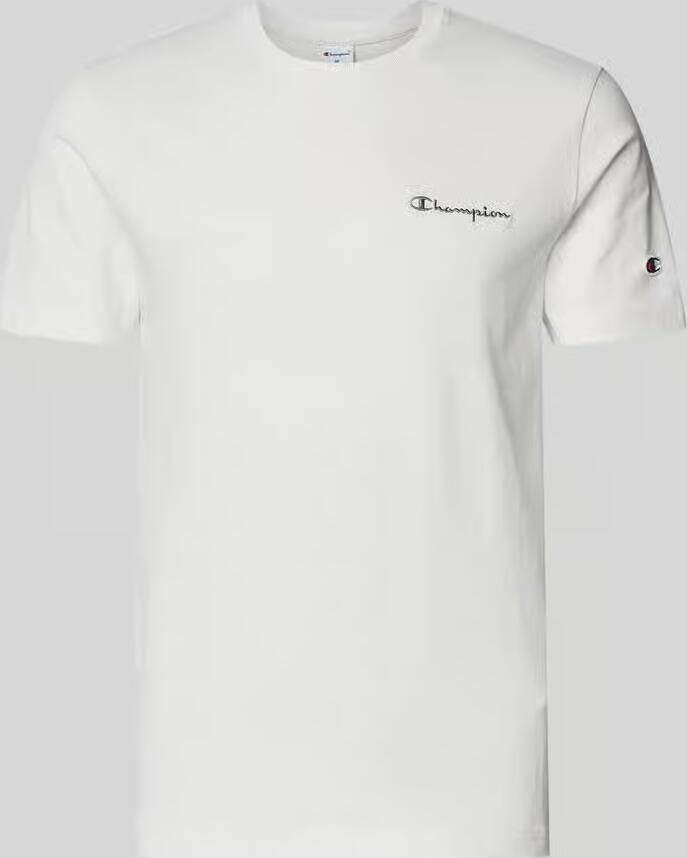 Champion T-shirt met label-stitchings en ronde halsuitsnijding - Foto 2