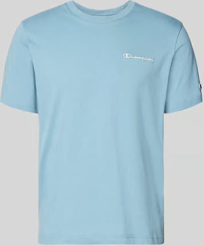 Champion T-shirt met label-stitchings en ronde halsuitsnijding - Foto 2