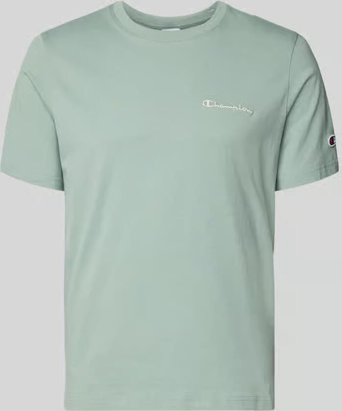 Champion T-shirt met label-stitchings en ronde halsuitsnijding - Foto 2
