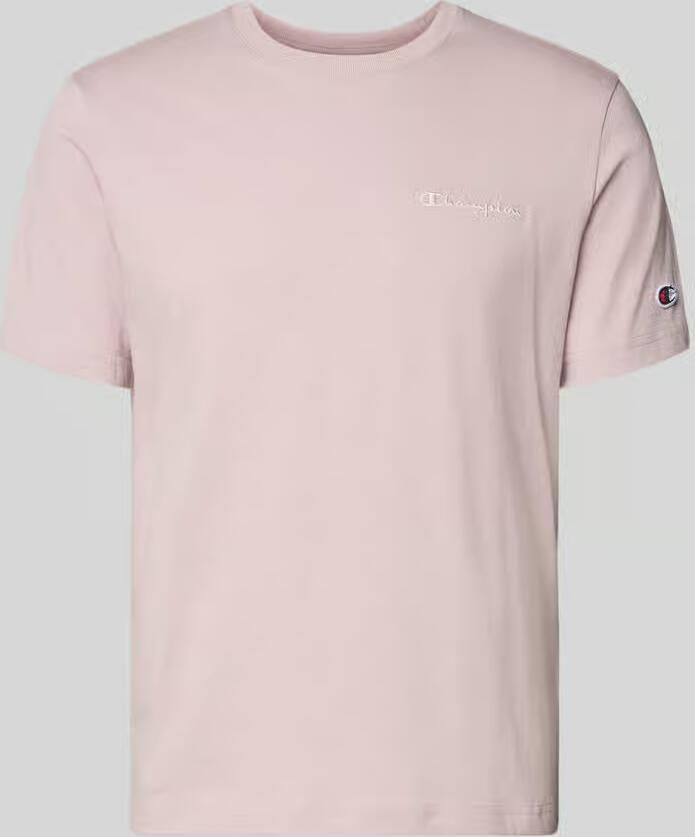 Champion T-shirt met label-stitchings en ronde halsuitsnijding - Foto 2