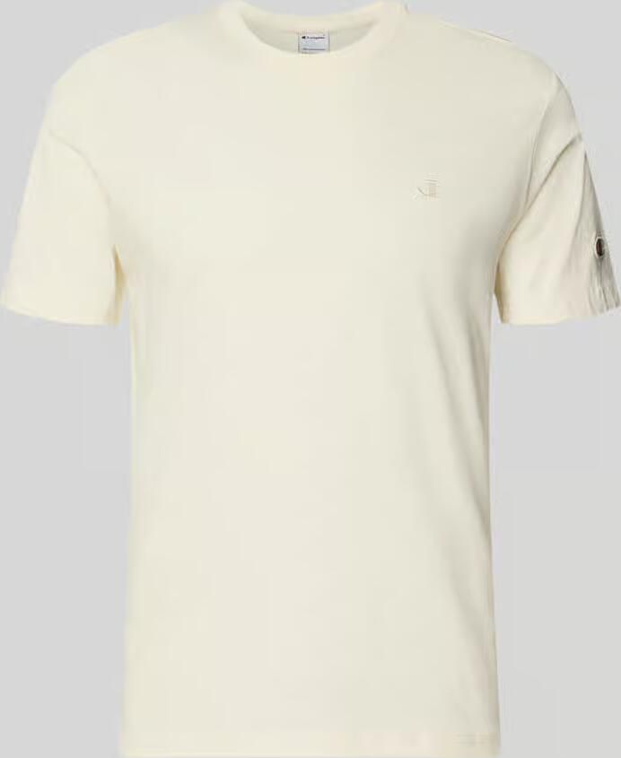 Champion T-shirt met label-stitchings en ronde halsuitsnijding - Foto 2