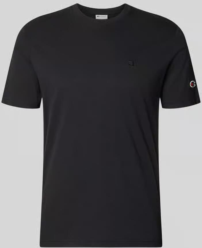 Champion T-shirt met label-stitchings en ronde halsuitsnijding - Foto 2