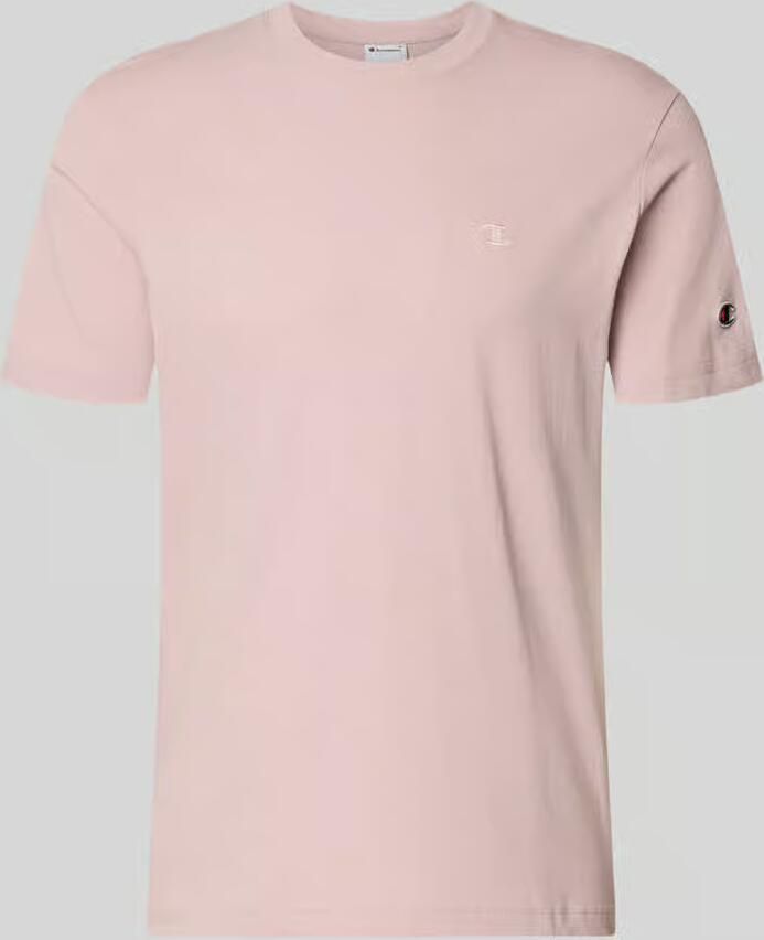 Champion T-shirt met label-stitchings en ronde halsuitsnijding - Foto 2
