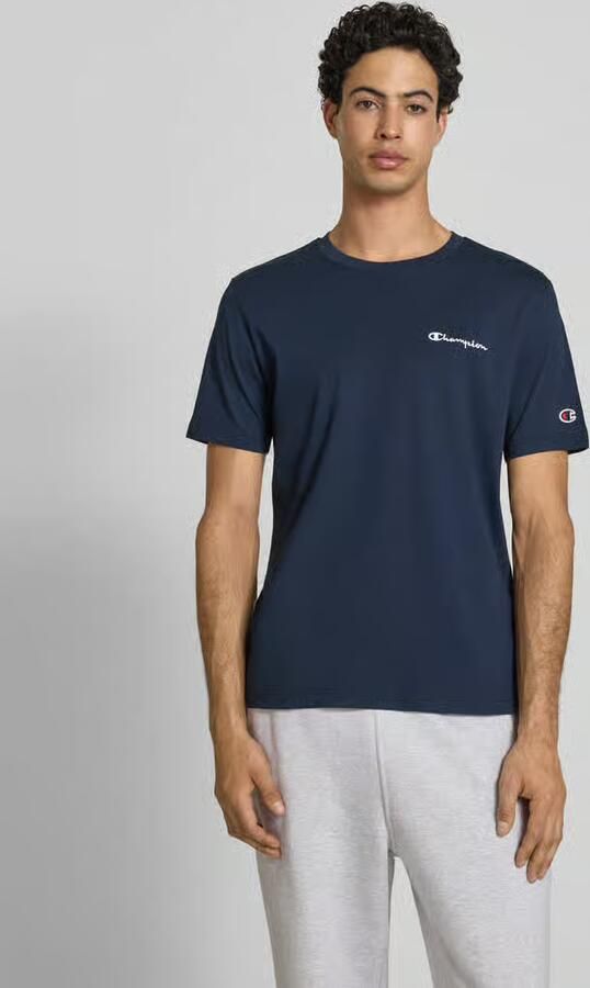 Champion T-shirt met label-stitchings en ronde halsuitsnijding - Foto 3