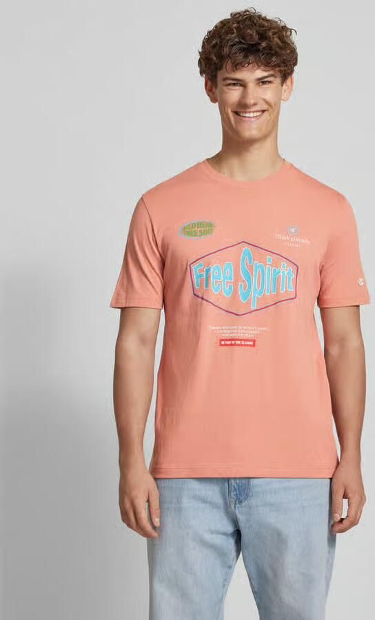 Champion T-shirt met labeldetails - Foto 2