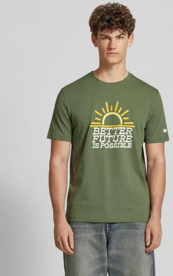 Champion T-shirt met labeldetails - Foto 2