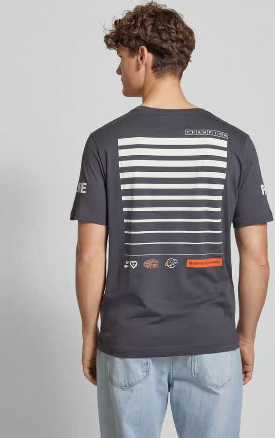 Champion T-shirt met labeldetails