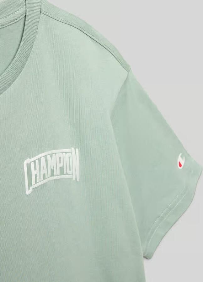 Champion T-shirt met labelprint en ronde hals - Foto 2