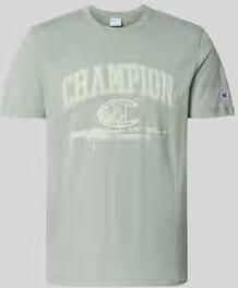 Champion T-shirt met labelprint en ronde hals