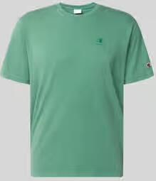 Champion T-shirt met Labelstitching en Ronde hals
