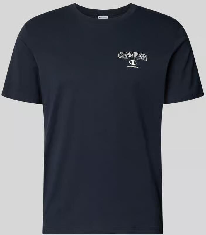 Champion T-shirt met logo en ronde hals - Foto 2
