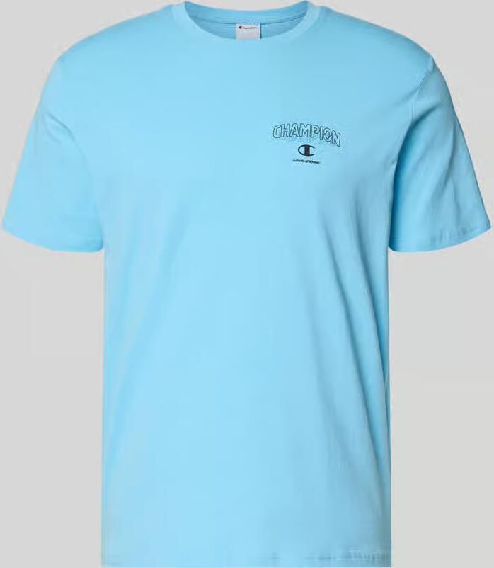 Champion T-shirt met logo en ronde hals - Foto 2