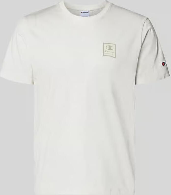Champion T-shirt met logo en ronde hals - Foto 2