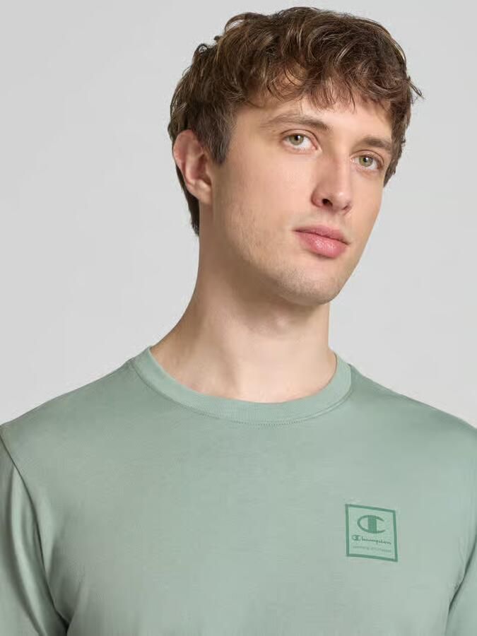 Champion T-shirt met logo en ronde hals