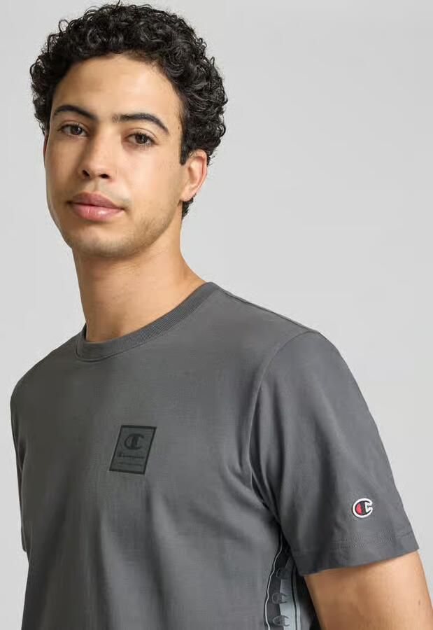 Champion T-shirt met logo en ronde hals