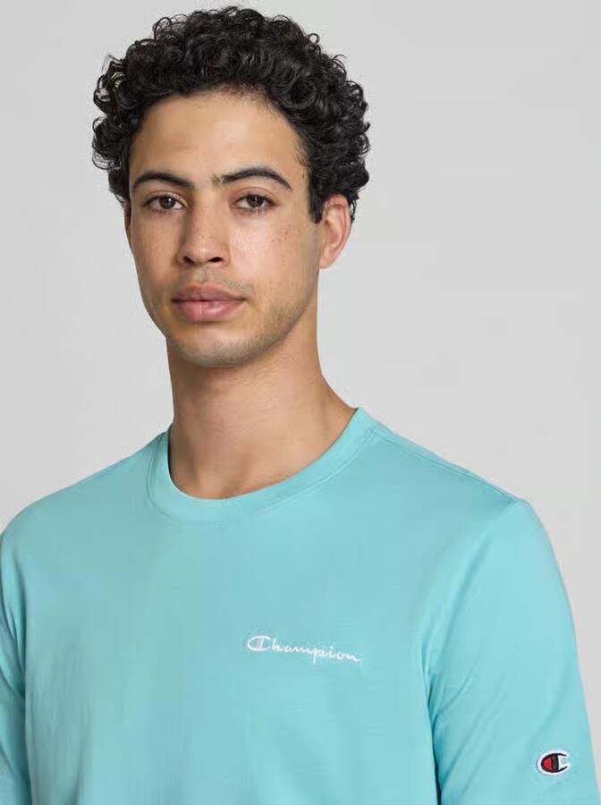 Champion T-shirt met logo-stitchings model 'ICONS CONTRAST'