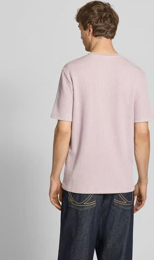 Champion T-shirt met structuurpatroon en label-stitchings