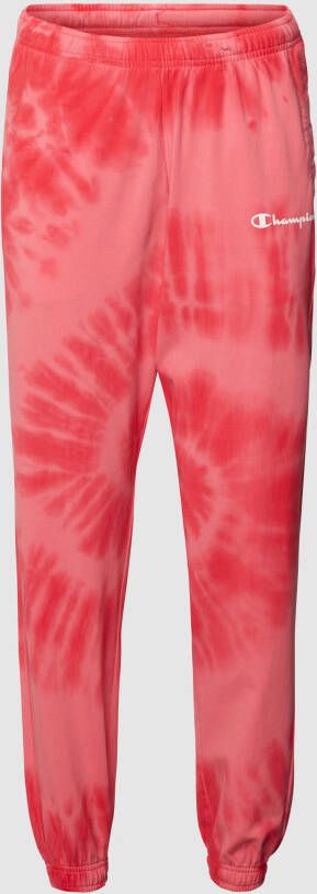 Champion Elastische manchet shorts Pink Dames