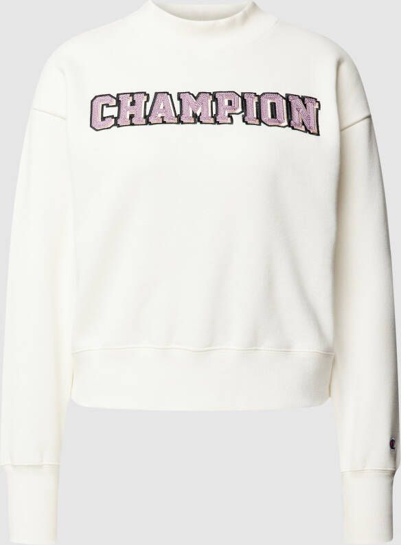Champion Sweatshirt met labelstitching