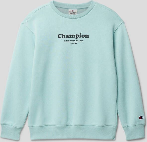 Champion Sweatshirt met motief- en statementprint model 'Rochester'