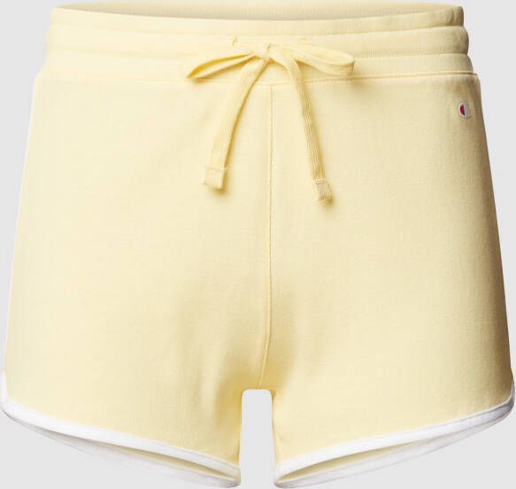 Champion Sweatshorts met labelpatch