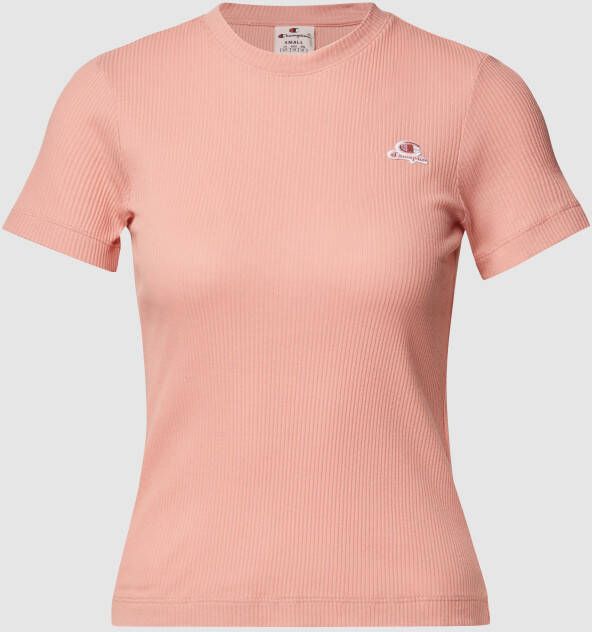 Champion T-shirt in riblook