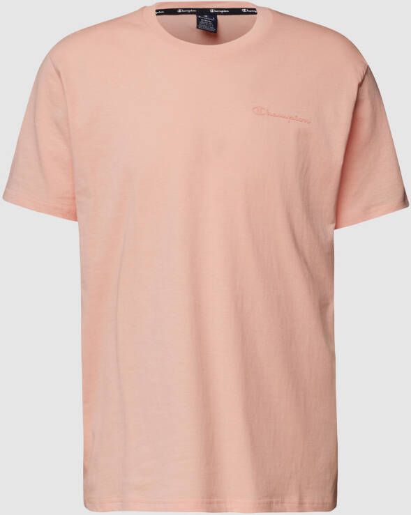 Champion Camiseta klein afgezwakt logo tee Pink Dames